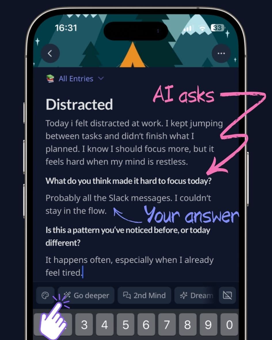 Dreavie AI Journaling Prompts